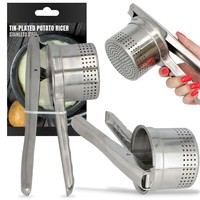 Kartoffelpresse Nudelpresse Rund Presse SpäTzlepresse Edelstahl KäSepresse PüRee