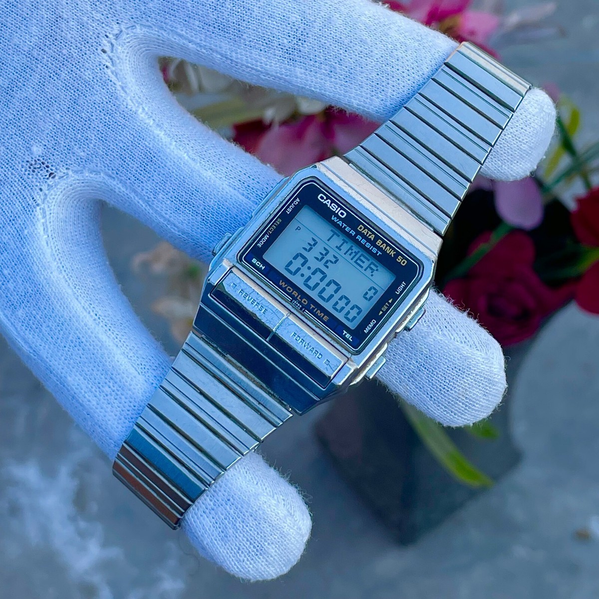 Vintage Casio Data Bank Digital Men's Watch DB-520 | eBay