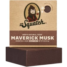 Dr. Squatch All Natural Bar Soap for Men - Mavrick Musk