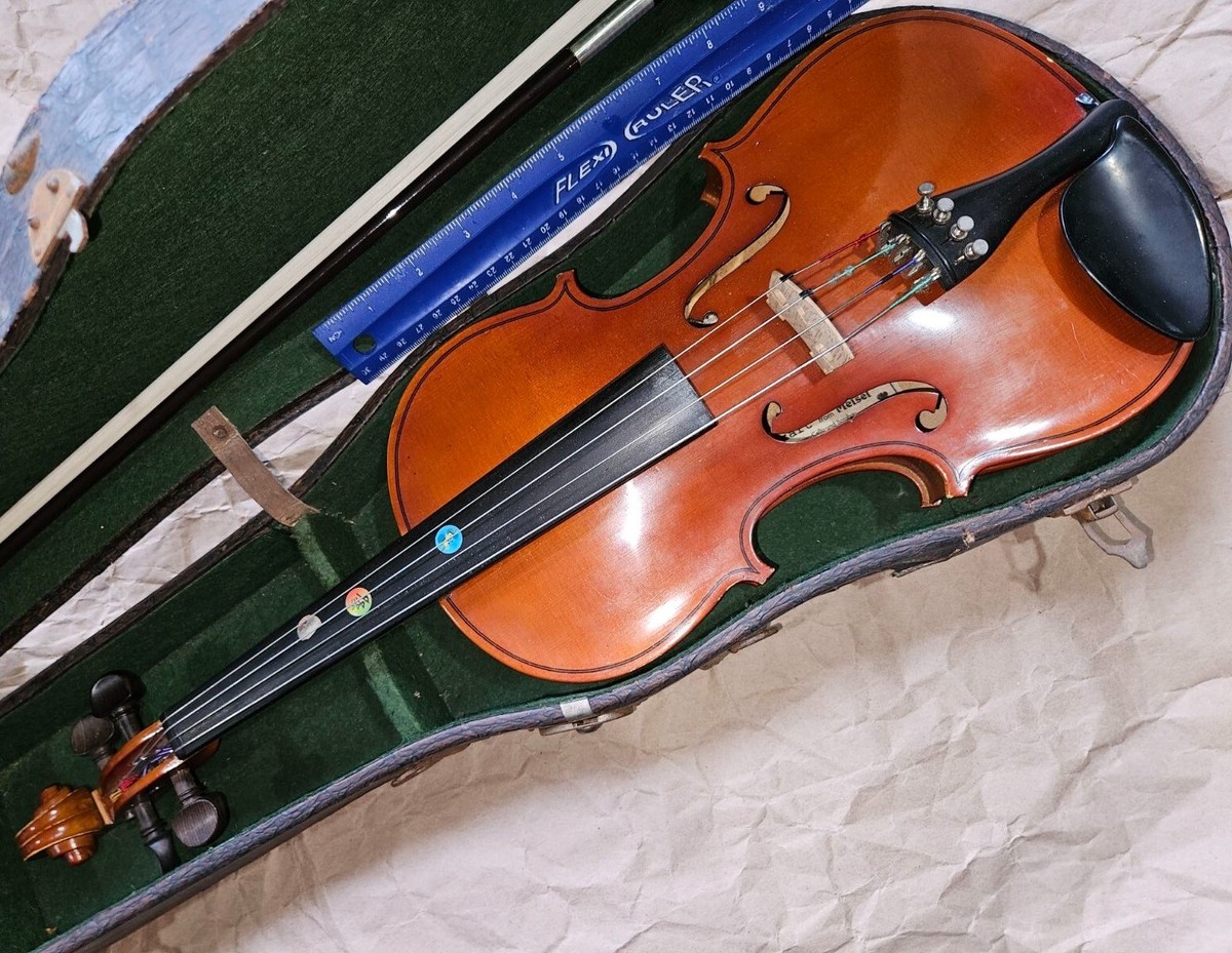 Vintage Mozart by Meisel size 3/4 Violin with Case Bow. 1974