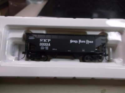HO Two Bay Hopper Car Oval Ends 33334 Nickel Plate ATLAS O/B