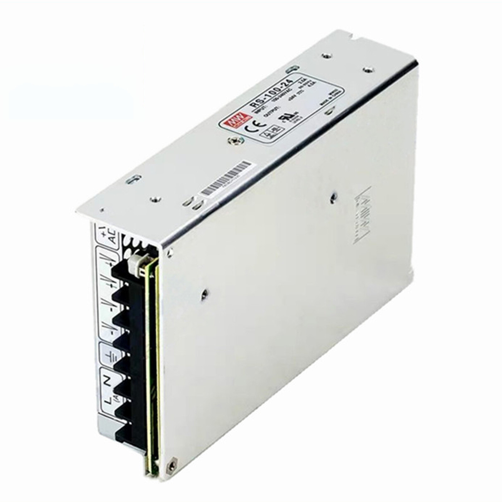 Una nueva fuente de alimentación de CA a CC conmutada cerrada para MEAN WELL RS-100-24