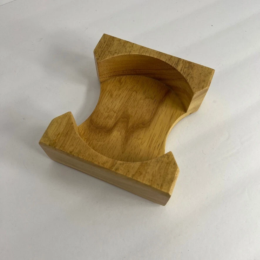 Juego de 4 posavasos de piedra vintage Cypress Homes chiles firmados por Eileen Rosenfeld Foto 4 de 4