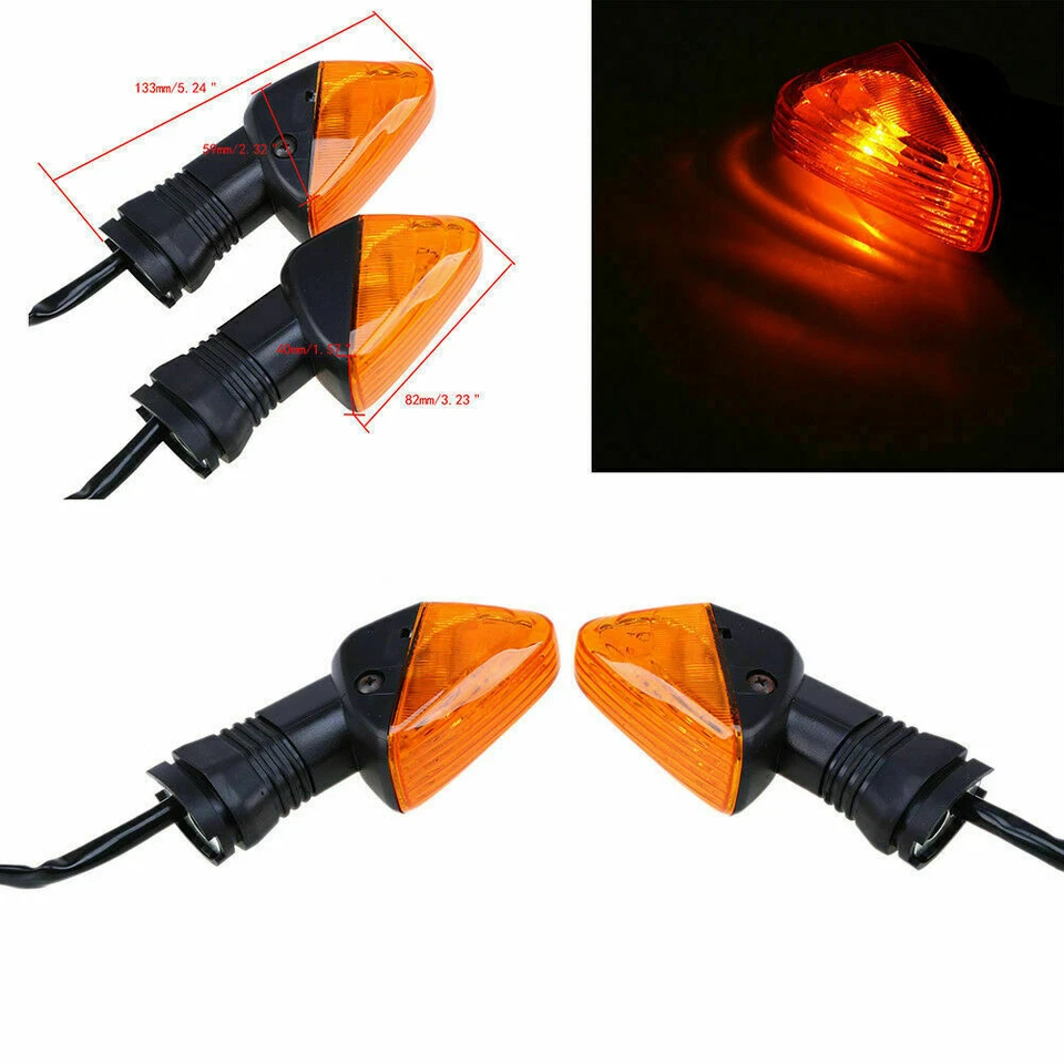 2x Luz intermitente universal apta para Kawasaki Ninja ZX636 2005-2008 Foto 4 de 4