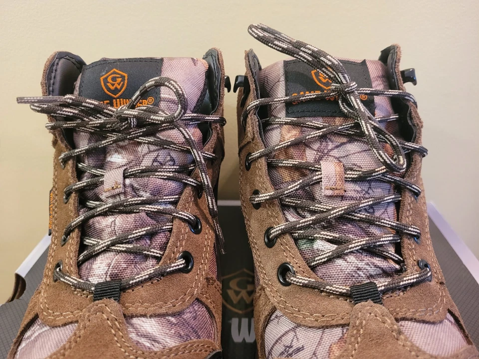 Game Winner Hunting Boots Realtree Camo Run N Gun Boys Size 6D (YFWGWFS1031) - Image 4 of 4