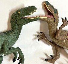 Modern 2015 Jurassic Park World Era Velociraptor Raptor Dinosaur Figures Toys
