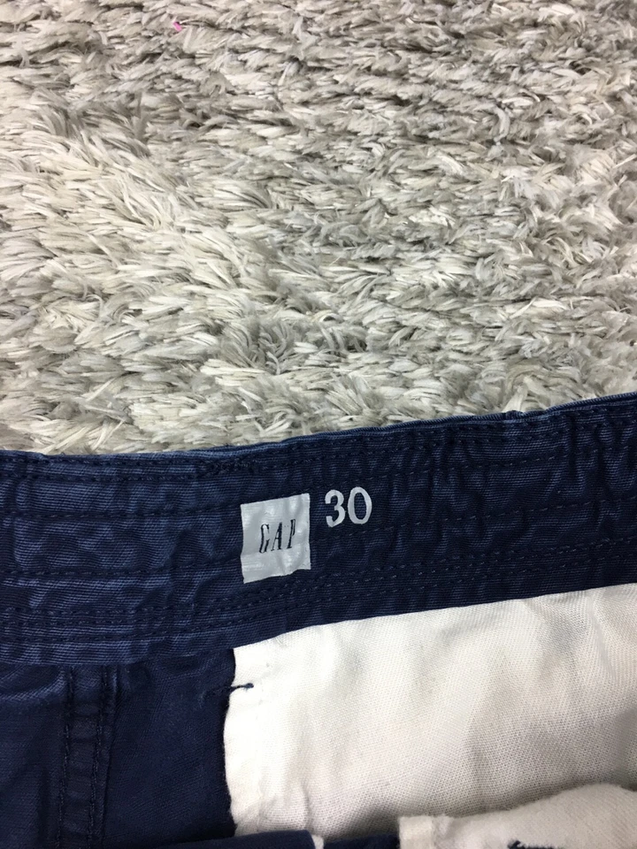 Gap Chino Shorts Mens Size 30 Blue Twill Khaki - Image 4 of 4