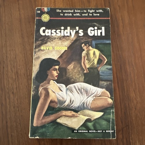 1951 Gold Medal #189 CASSIDY'S GIRL David Goodis KAMPEN GGA Cover Sleaze Book