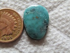 Campitos Turquoise Cabochon 6.9 carat Iron Pyrite Blue cab