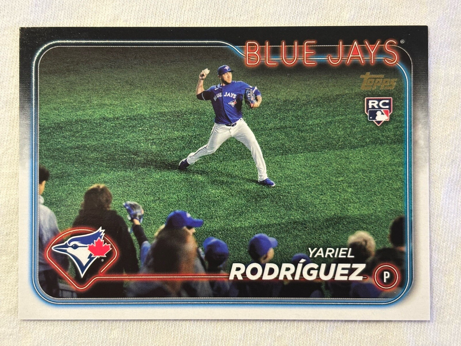 2024 Topps Update Yariel Rodriguez #US317 Golden Mirror SSP RC Blue Jays