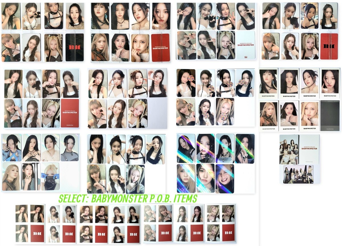 BABYMONSTER OFFICIAL PHOTOCARD -KTOWN -SOUNDWAVE -WEVERSE -WITHMUU
