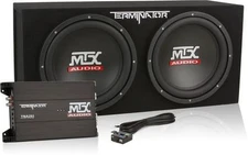 MTX TNP212D2 1200W Dual 12" Amplified Terminator Loaded Subwoofer Enclosure