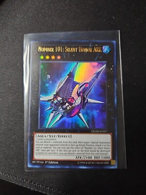 Yu-Gi-Oh! HOLO CARD NUMBER 101 SILENT HONOR ARK LVAL-EN047 1ST NM