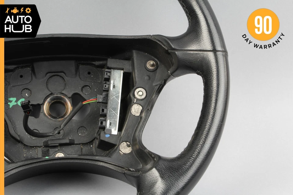 06-09 Volante Mercedes W211 E350 CLS550 E550 CLS500 2194601603 negro OEM Foto 3 de 4