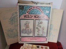 Vintage Craft Master Holly Hobbie Oil Paint by Number Kit Box Wear