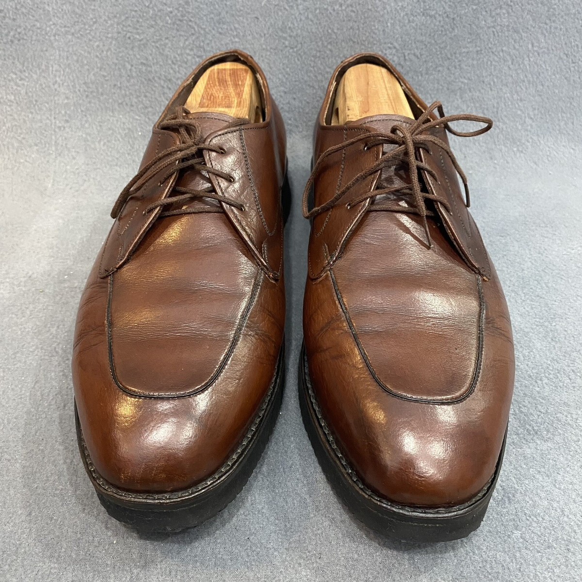 Freeman Free-Flex Mens Dress Oxford Shoes Size 8 EE Extra Wide Brown Leather Freeman Dress Oxford Shoes Mens Size 8 EE Extra Wide Brown  main image 3