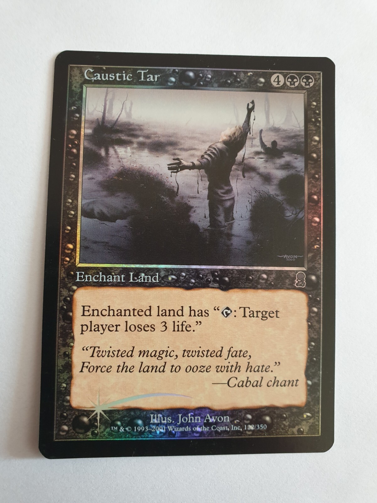 Foil Caustic Tar - Odyssey - Magic: The Gathering