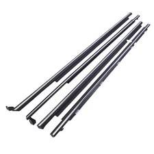 Door Belt Molding Weatherstrip Set for 1995-2002 Toyota Corolla 1.8L Front Rear