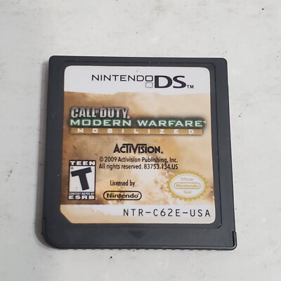 CALL OF DUTY MODERN WARFARE MOBILIZED (NINTENDO DS) CARTRIDGE ONLY 