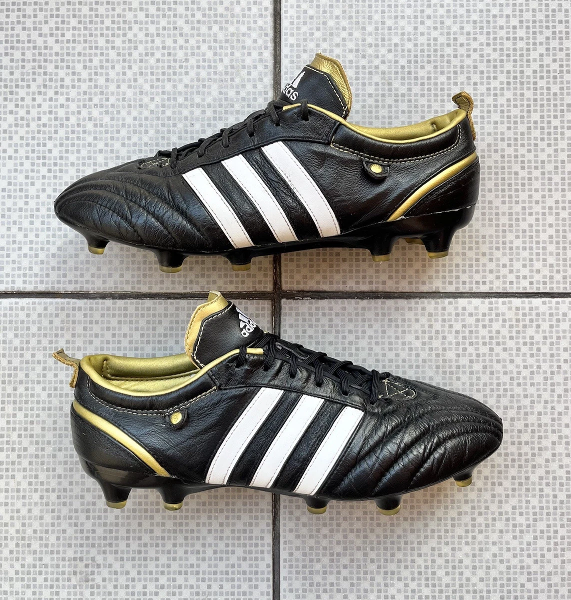 Adidas adiPure FG 2021 GX0218 Leather Football Boots Soccer Cleats US 9.5 UK 9