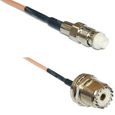 RG316 FME FEMALE to UHF Female BULKHEAD RF Cable Rapid-SHIP LOT
