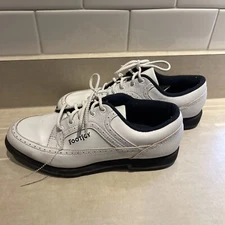 Footjoy Mens Size 7.5 GreenJoys Leather Golf Shoes 48733 Soft spikes