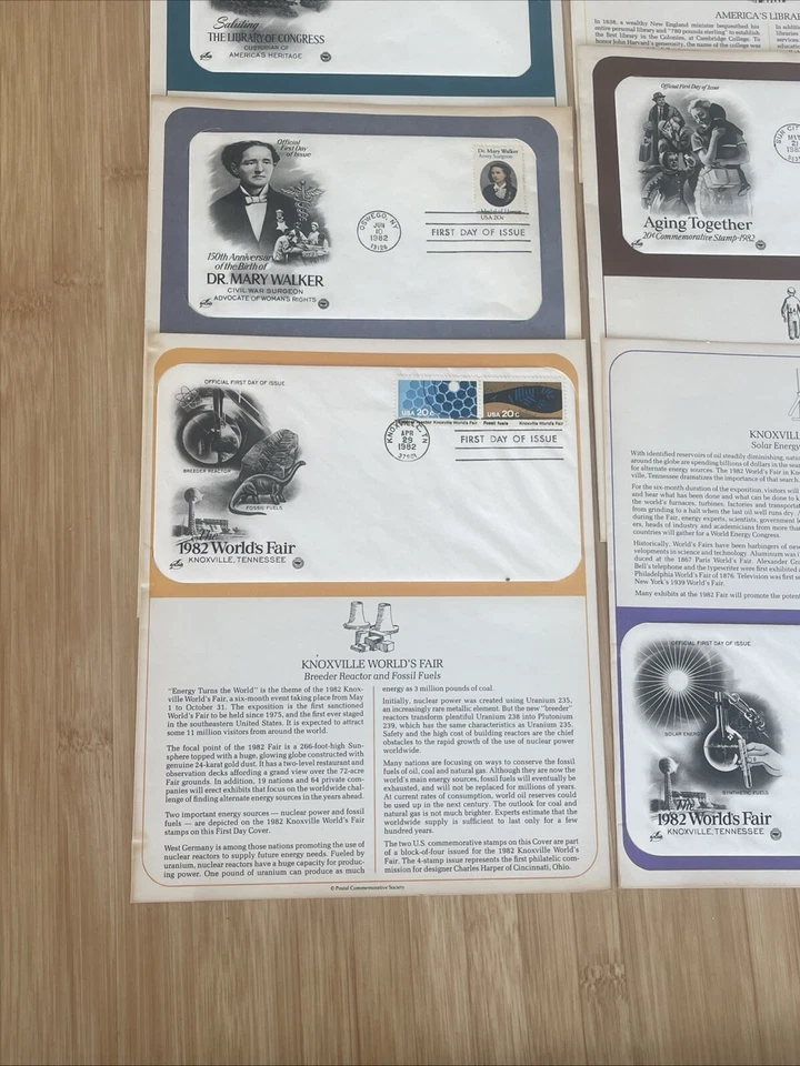 U.S. 1982- First Day Covers With Stamps 25 Pcs, VF/XF Condition - Image 3 of 4