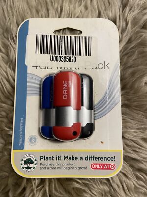 3 Pack Of 4GB USB Memory Flash Thumb Storage Drives (12GB TOTAL)
