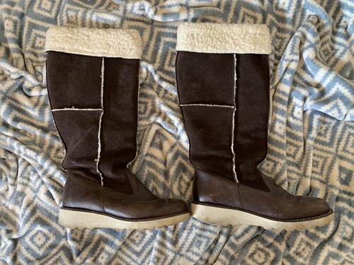 Sanita Womens Dark Brown Boots Size 39 