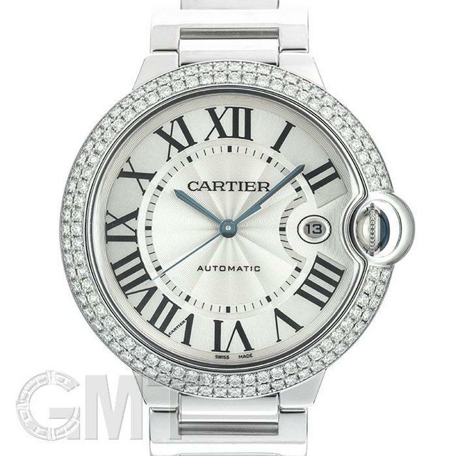 Cartier Ballon Bleu Silver Men's Watch 