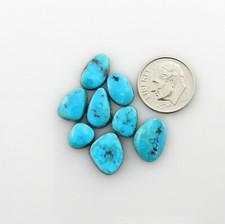 Natural Morenci Blue Turquoise cabochons cabs Gemstones gems stones m257