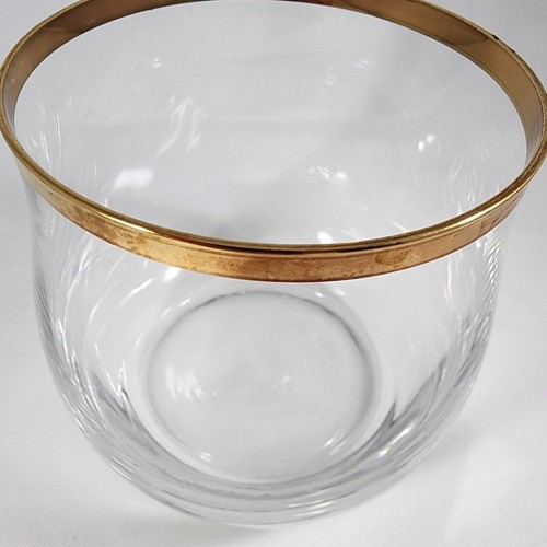 Bohemia Crystal Gold Rim Whiskey Tumbler Czech Scotch Old Fashion Cocktail Glass - Picture 6 of 6