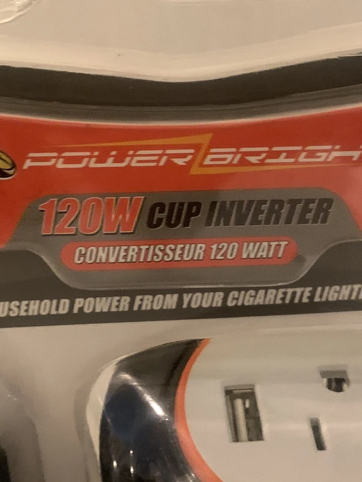 Power Bright 180 Watt 12 Volt Cup Holder Inverter XC180 - Image 3 of 4