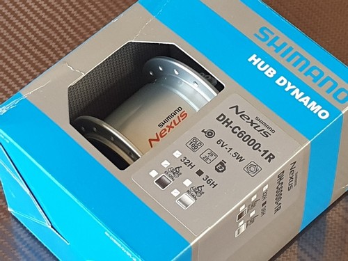 SHIMANO NEXUS Dynamo Hub DH-C6000-1R For Roller Brake 6v 1.5w (NEW) 32 Hole - Picture 7 of 10