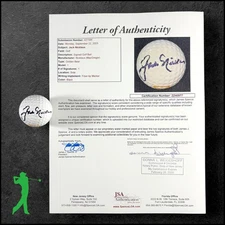 JACK NICKLAUS AUTOGRAPHED VINTAGE GOLDEN BEAR MACGREGOR GOLF BALL JSA COA LOA