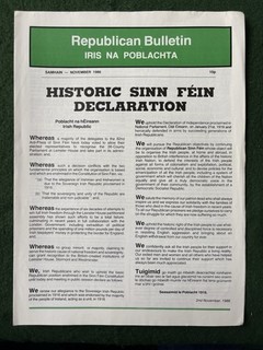 ( Irish ) Republican Bulletin 1986.
