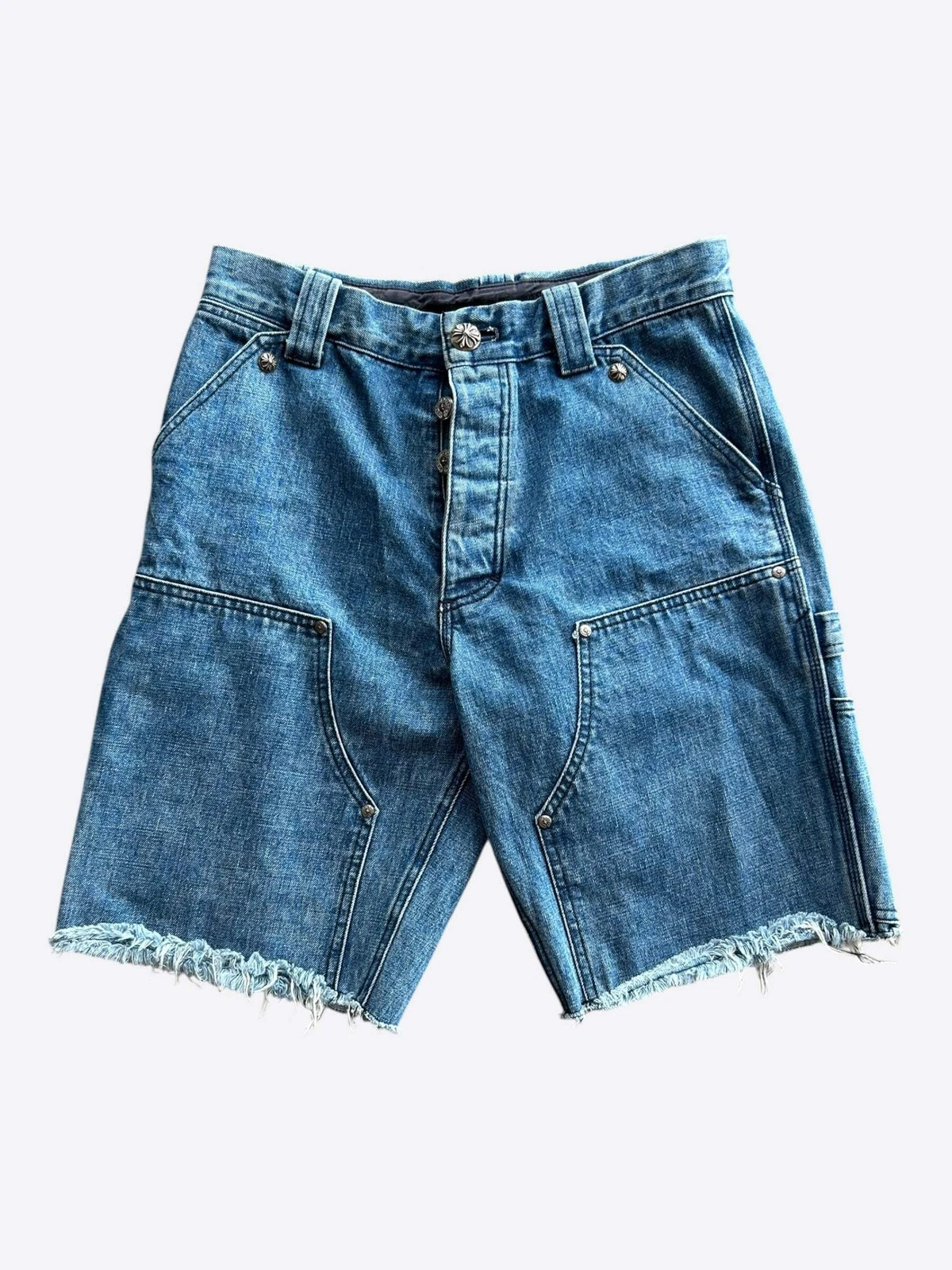 Chrome Hearts Blue Carpenter Shorts