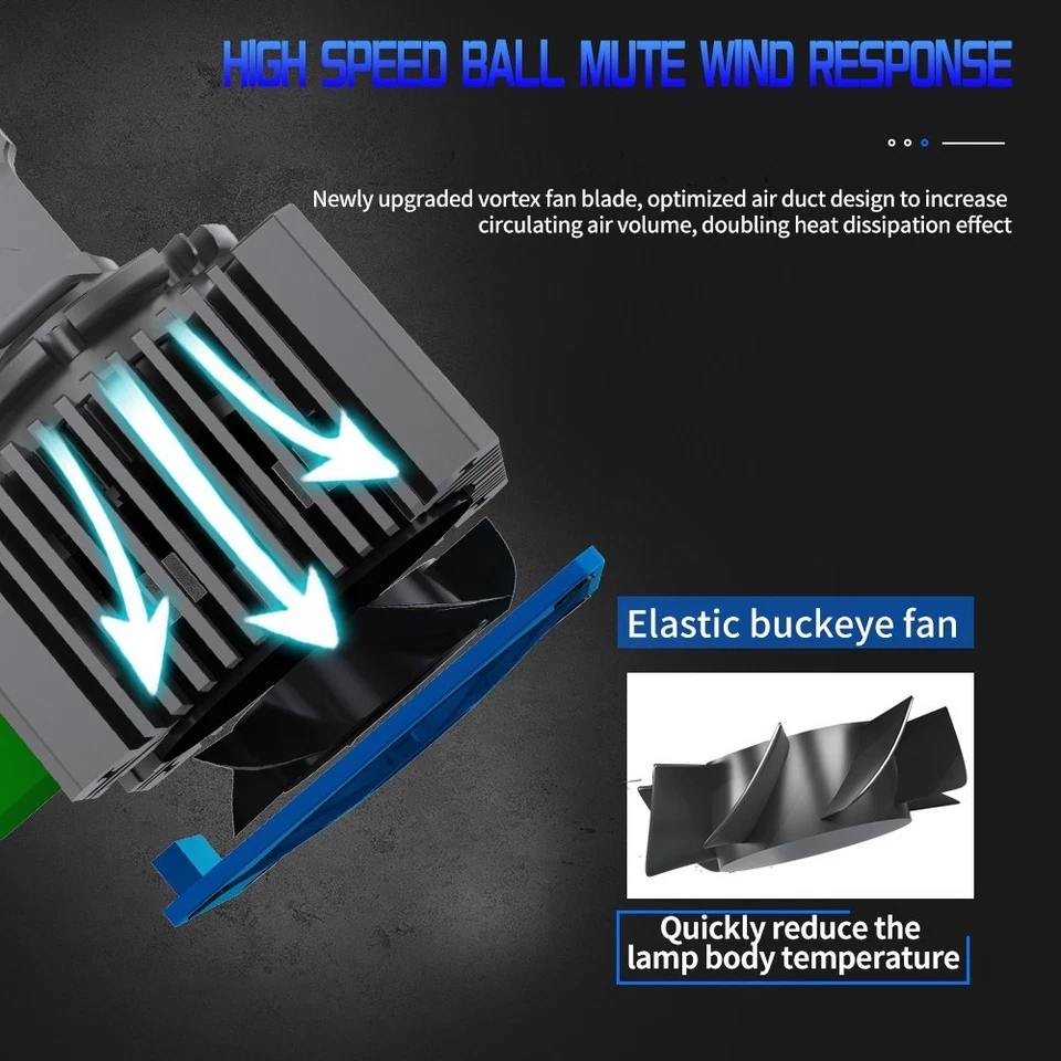 D3S BULB LED Xenon Headlight Bulbs x2 Hi Low Beam Replacement Super Bright - Image 4 of 4