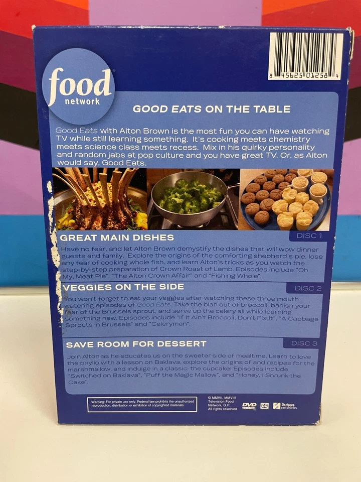 Alton Brown Good Eats On The Table (Food Network) DVD Set - Image 2 of 3