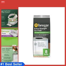 Cat Litter Pads 8 Count Super Absorbent Breeze Refill Bag Lemongrass Scent