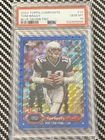 Topps 2023 Chrome Tom Brady #14 Blue Geometric Refractor /99 PSA 10