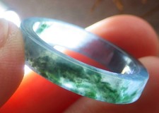 Video Certified Green Natural A JADE Jadeite Rectangle RING USA. 11    725467