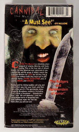 Cannibal The Musical Troma Team Video VHS South Park Sticker (1996) - Picture 2 of 10