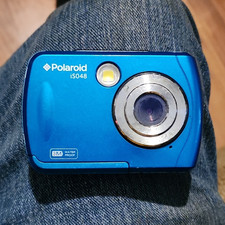 Polaroid iS048 Waterproof Compact Digital Camera 16MP Blue 2.4" 4x USB