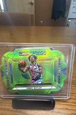 2020-21 Panini Obsidian - Eclipse Jimmy Butler #20 Electric Etch Green Flood