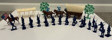 Civil War Union Supply Wagon w/ 54mm Soldiers
