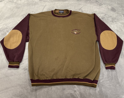 Vintage 90s XL American Outdoorsmen LA Loving Buck Crewneck Sweatshirt Patches