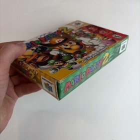 Nice! Mario Party 2 - Nintendo 64 N64 Complete In Box W/ Protector Tested Cib