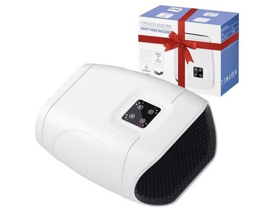 JQX Hand Massager Heat and Compression Cordless Electric Hand Massager