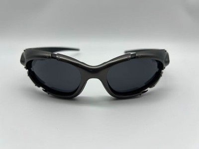 Oakley Plate Vintage 90s Sunglasses Polarized Black Lenses Y2K